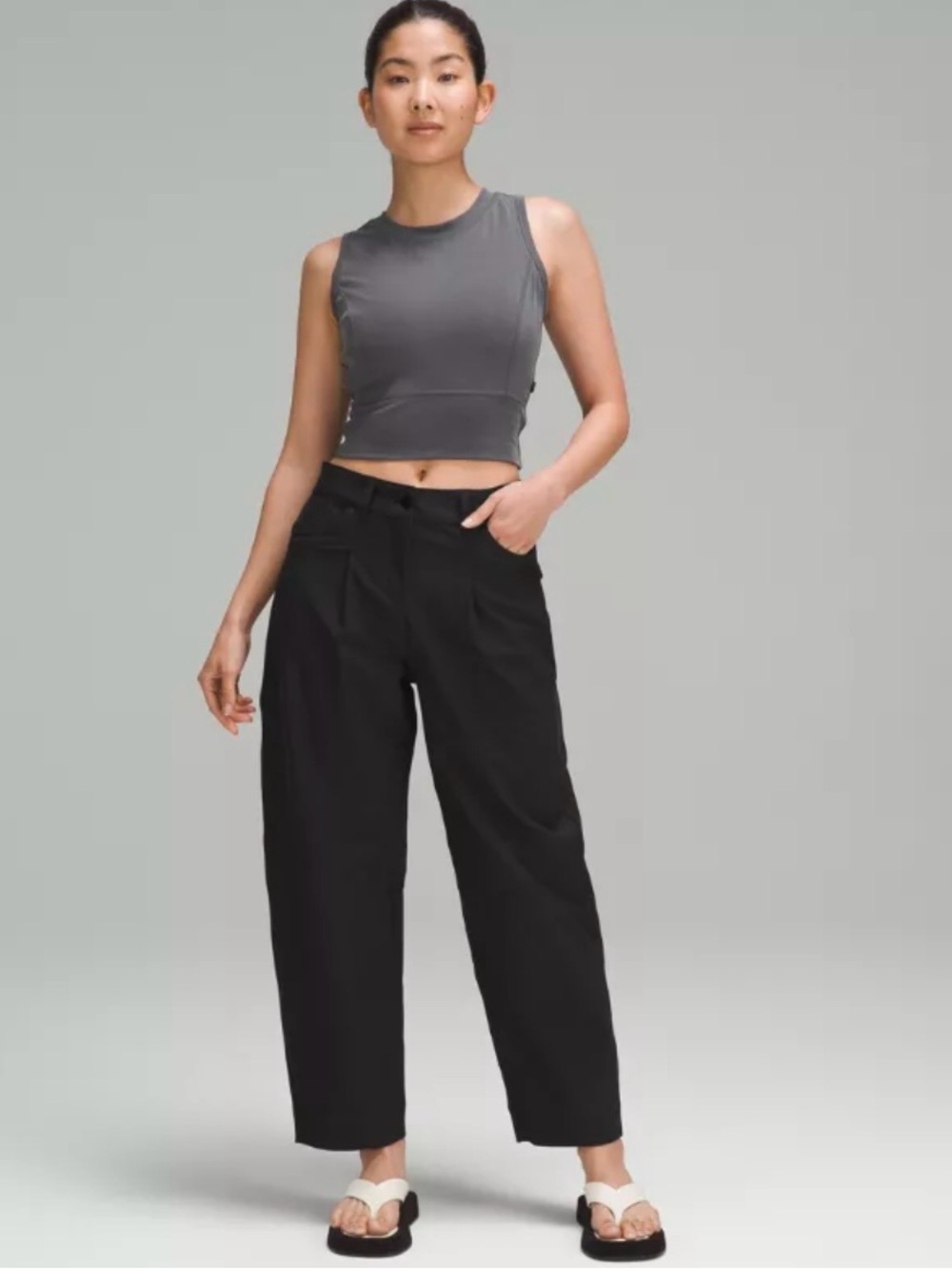 lululemon City Sleek Mid Rise Barrel Pant - Picture 6 of 6